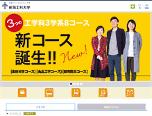 Tablet Screenshot of niit.ac.jp
